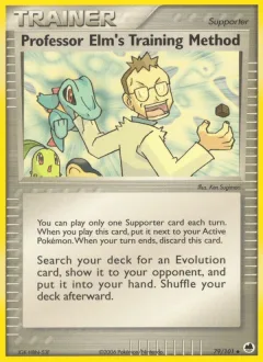 Professor Elm's Training Method Reverse Holo