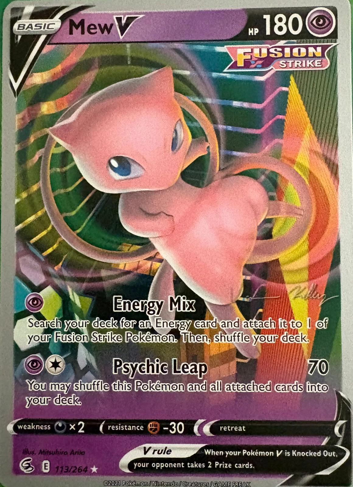 Mew V Vance Kelley #113
