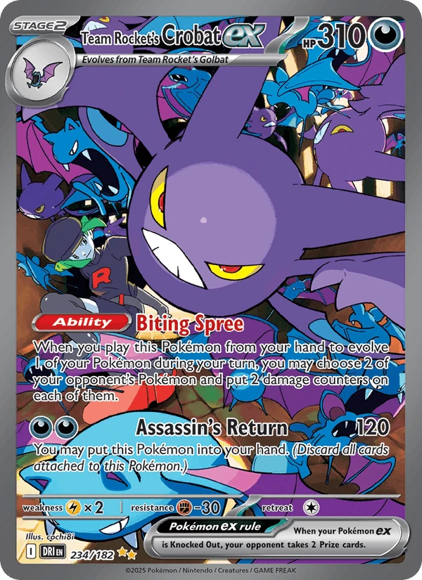 Team Rocket's Crobat Ex #234