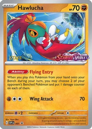 Hawlucha Staff #7