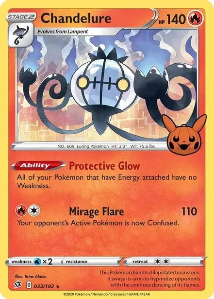 Chandelure Holo #33