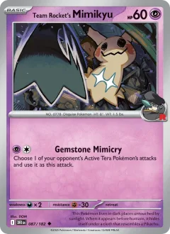 Team Rocket's Mimikyu Prerelease