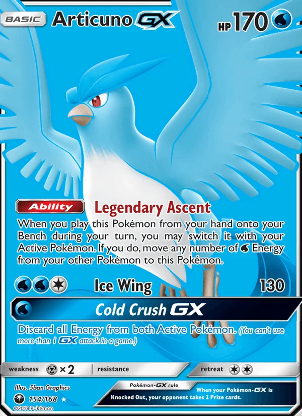 Articuno Gx #154