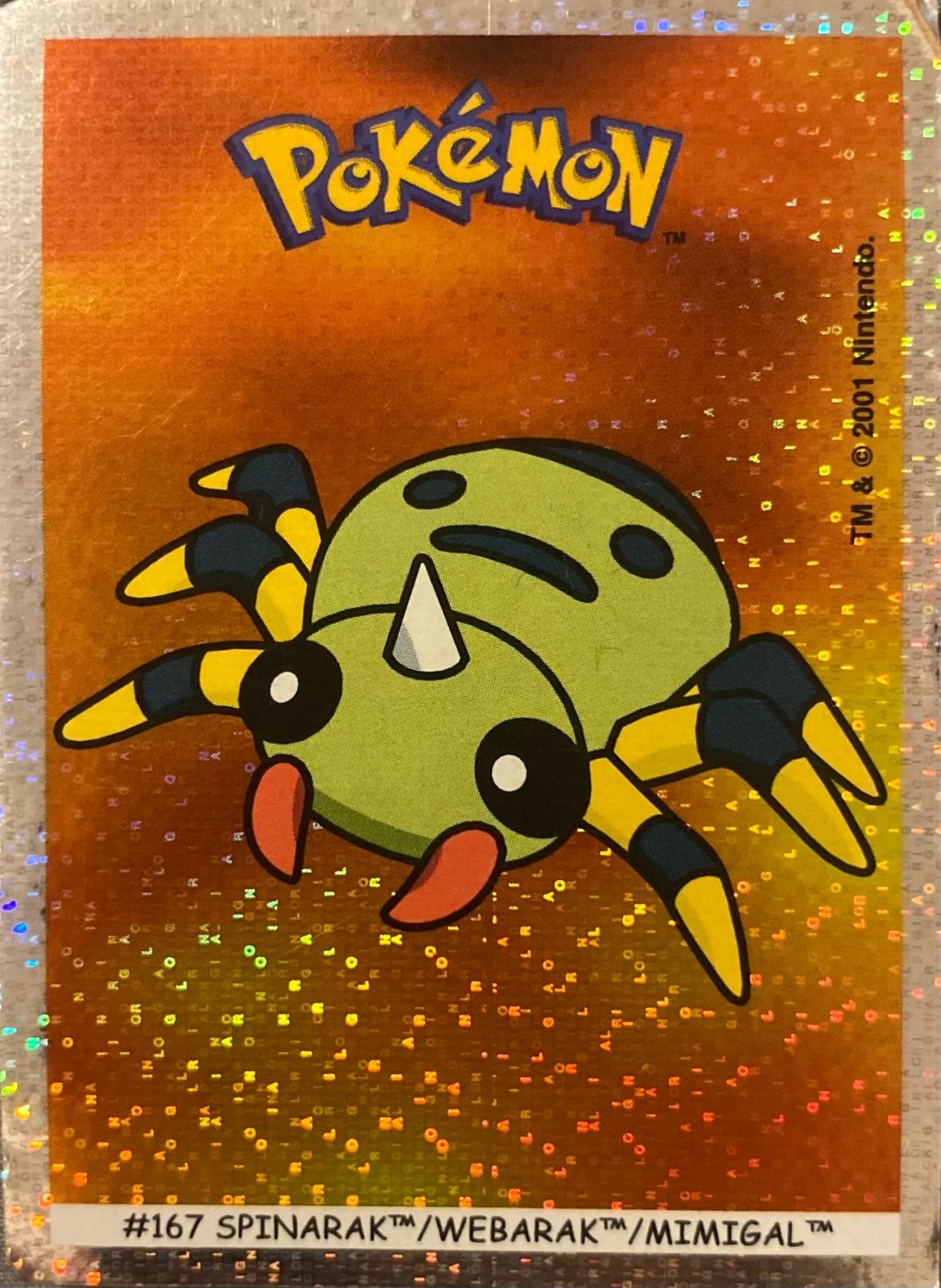 Spinarak Holo #167