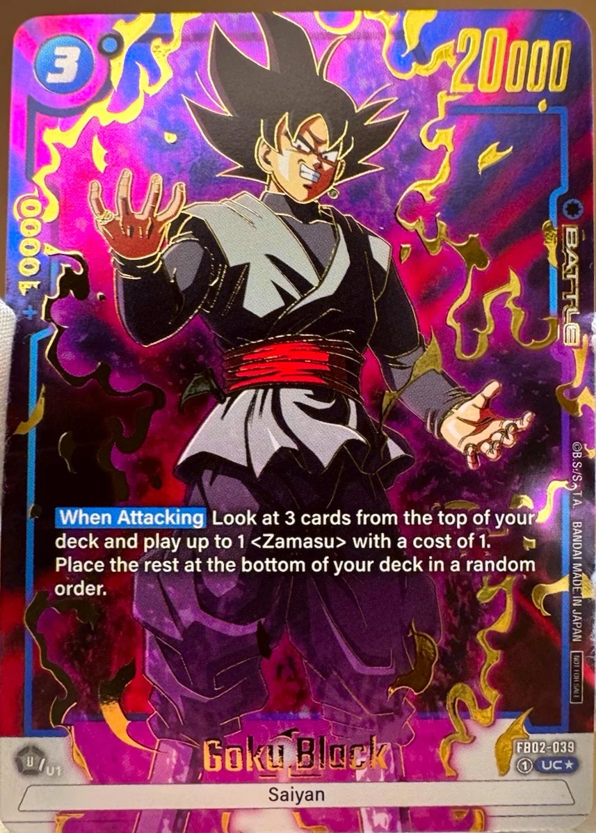 Goku Black [Championship Pack 01 Gold] #FB02-039