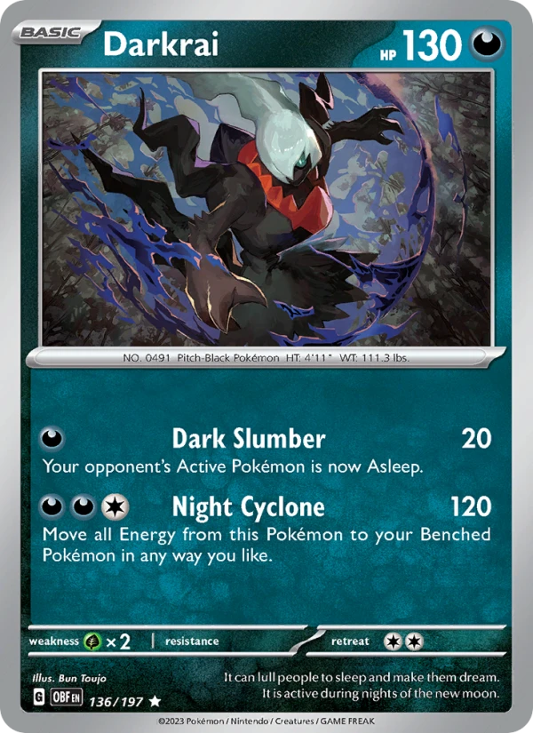 Darkrai Cosmos Holo #136