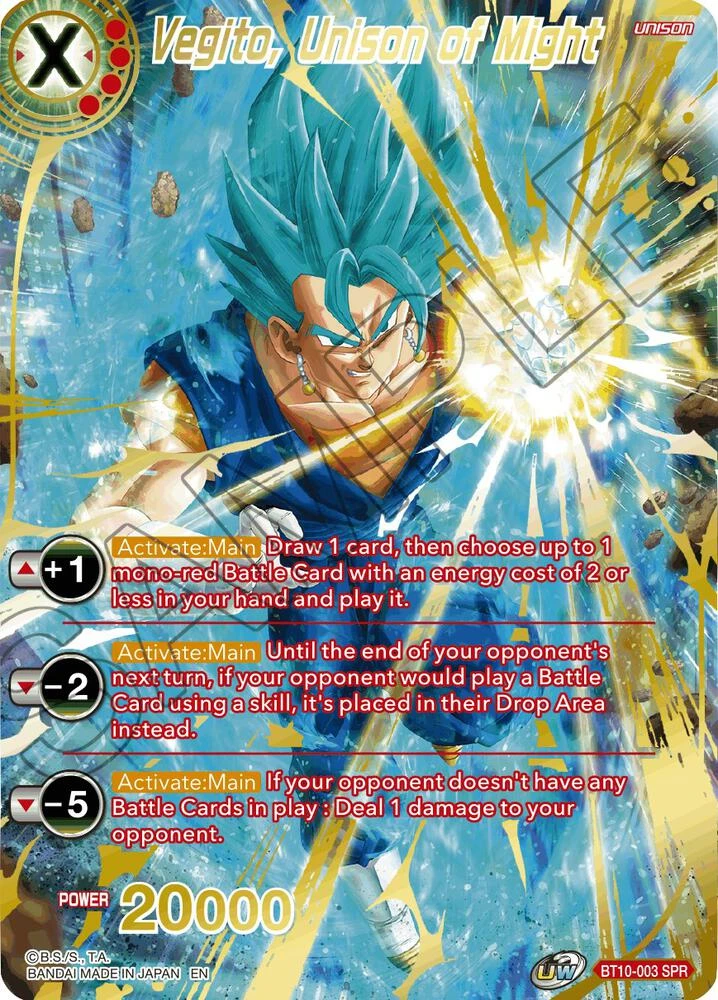 Vegito, Unison of Might [SPR] #BT10-003