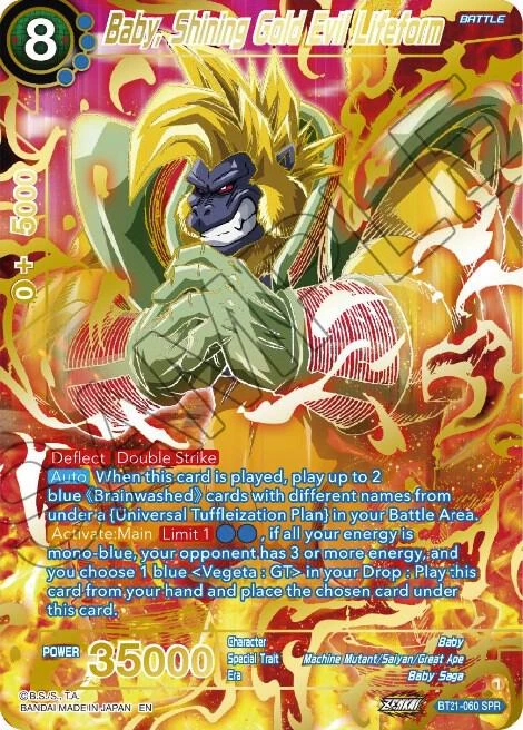 Baby, Shining Gold Evil Lifeform [SPR] #BT21-060