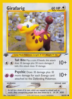 Girafarig 1st Edition