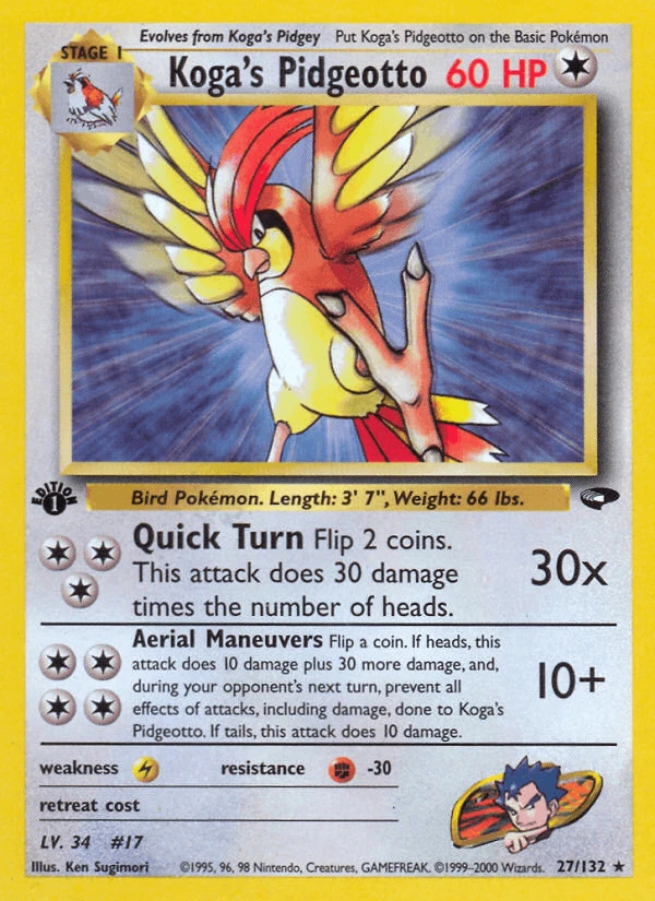 Koga's Pidgeotto #27