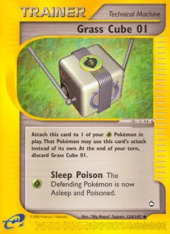 Grass Cube 01 Reverse Holo