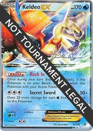 Keldeo EX #49