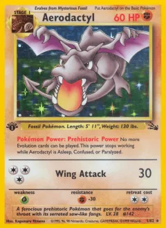 Aerodactyl Prerelease 1st Edition