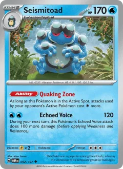 Seismitoad Reverse Holo