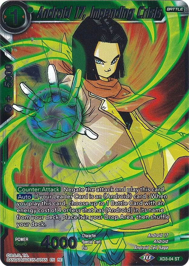 Android 17, Impending Crisis [Silver Foil] #XD3-04