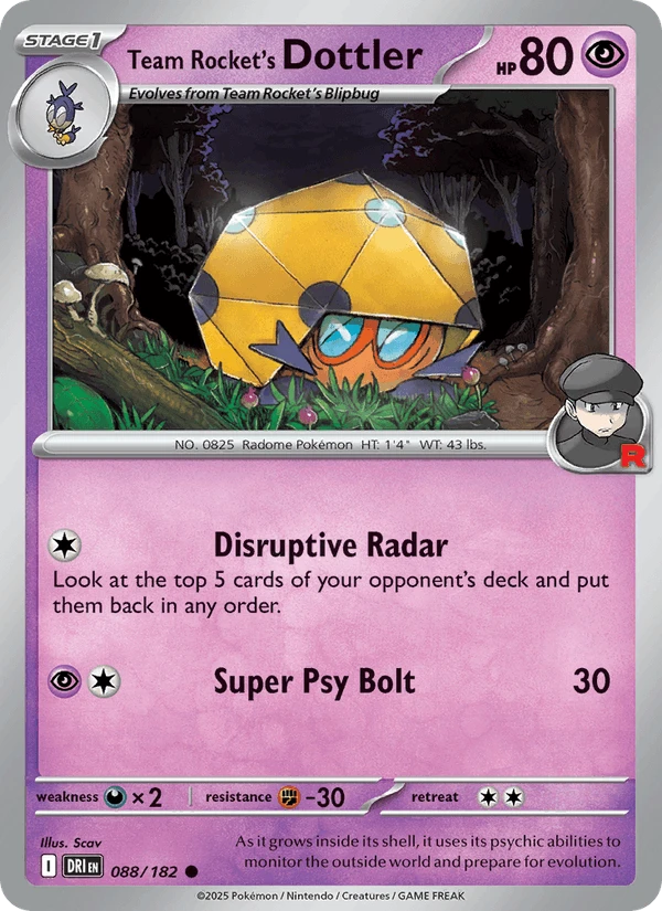 Team Rocket's Dottler #88