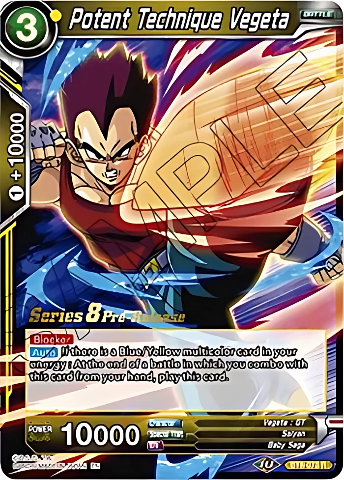 Potent Technique Vegeta [Pre-Release] #BT8-073_PR