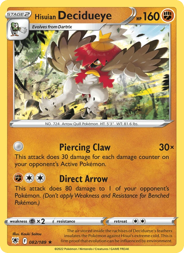 Hisuian Decidueye #82