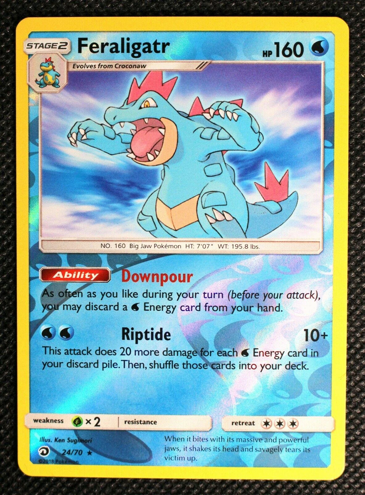 Feraligatr Reverse Holo #24