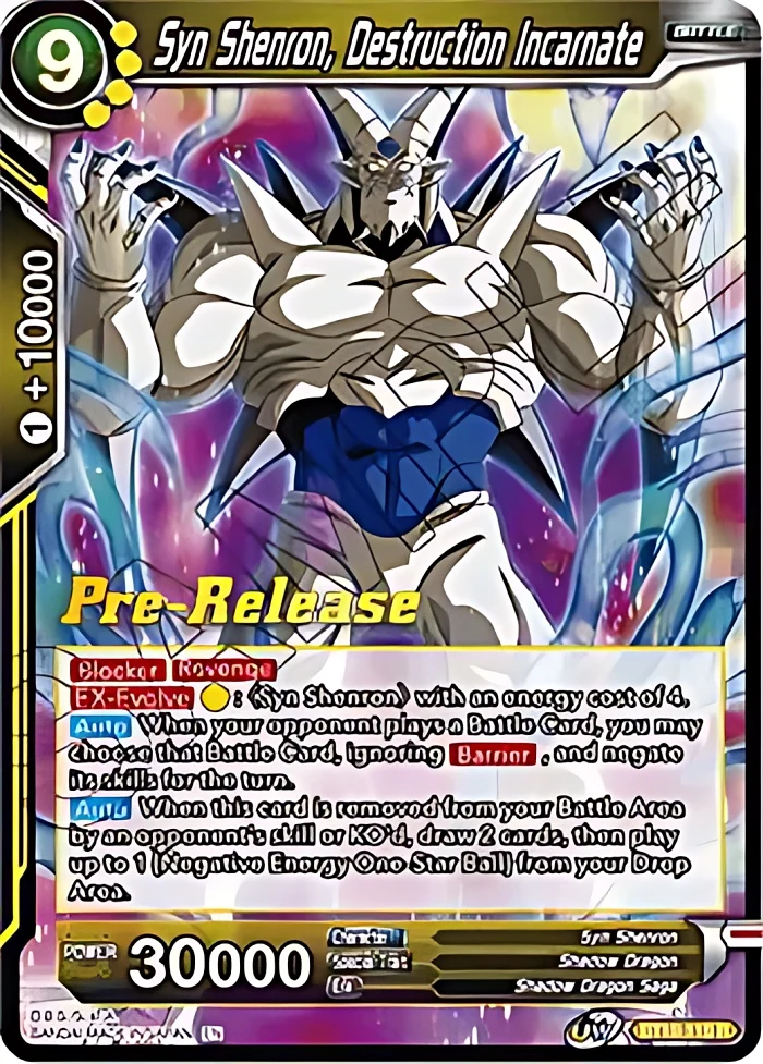 Syn Shenron, Destruction Incarnate [Pre-Release] #BT10-115