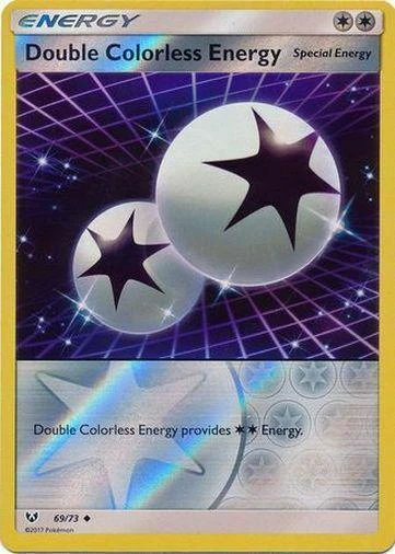 Double Colorless Energy Reverse Holo #69