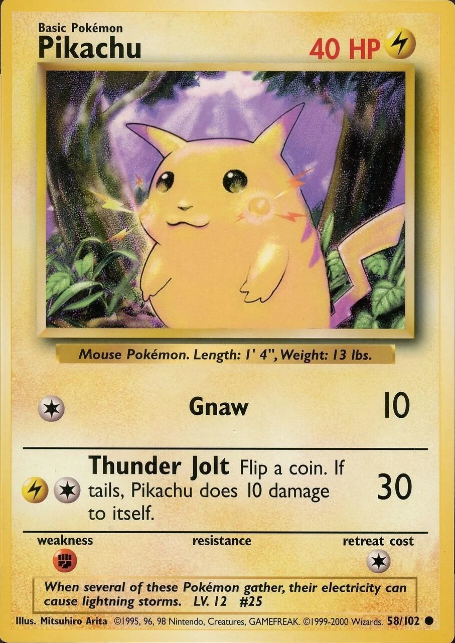 Pikachu Top Deck Magazine Jumbo #58