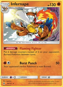 Infernape Reverse Holo
