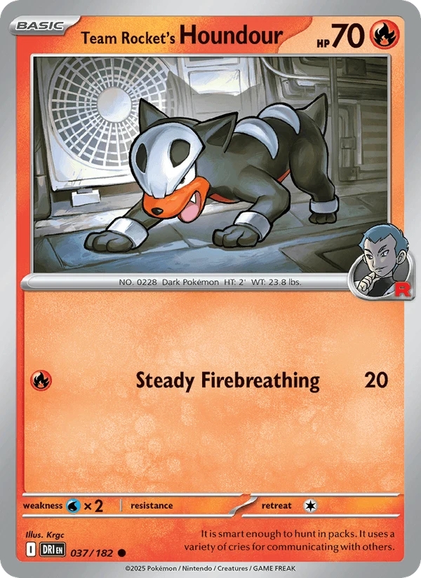 Team Rocket's Houndour #37