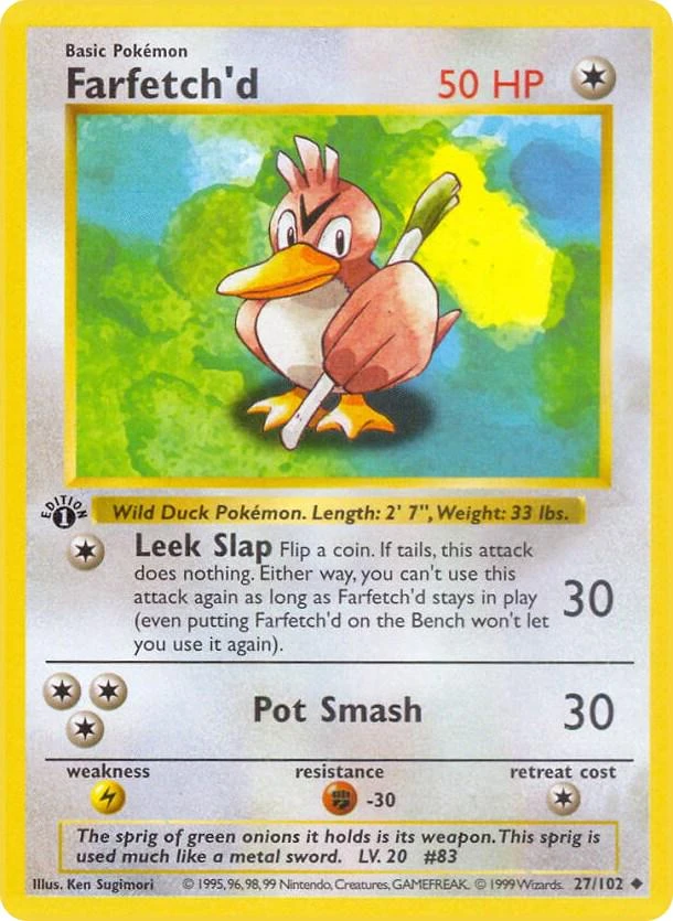 Farfetch'd 1st Edition