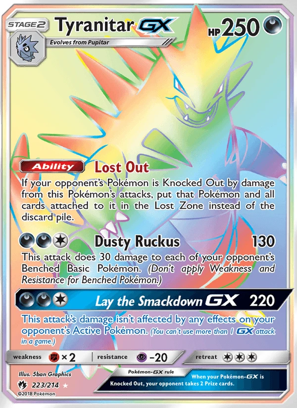 Tyranitar Gx #223