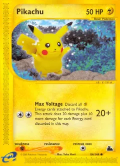 Pikachu Reverse Holo