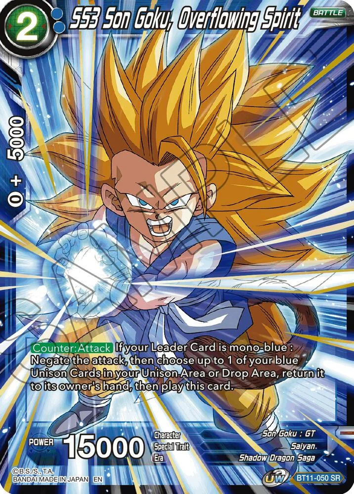 SS3 Son Goku, Overflowing Spirit #BT11-050