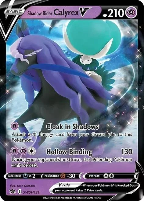 Shadow Rider Calyrex V Swsh131