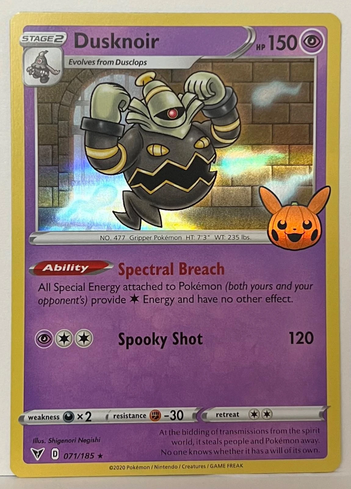 Dusknoir Holo #71