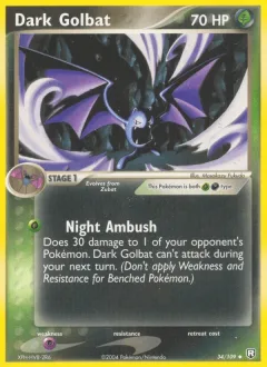 Dark Golbat Reverse Holo