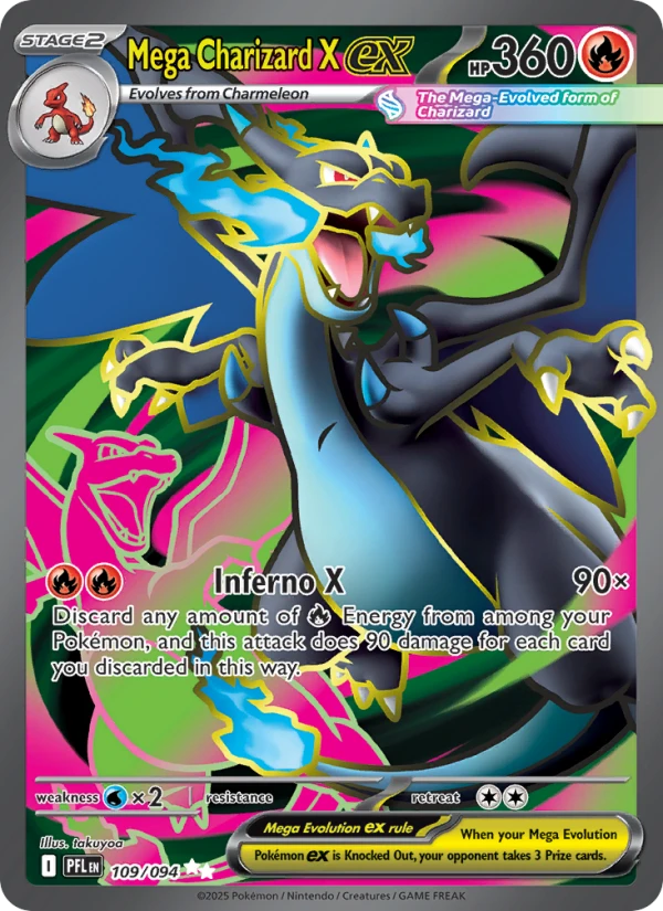 Mega Charizard X Ex #109