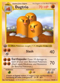 Dugtrio Shadowless