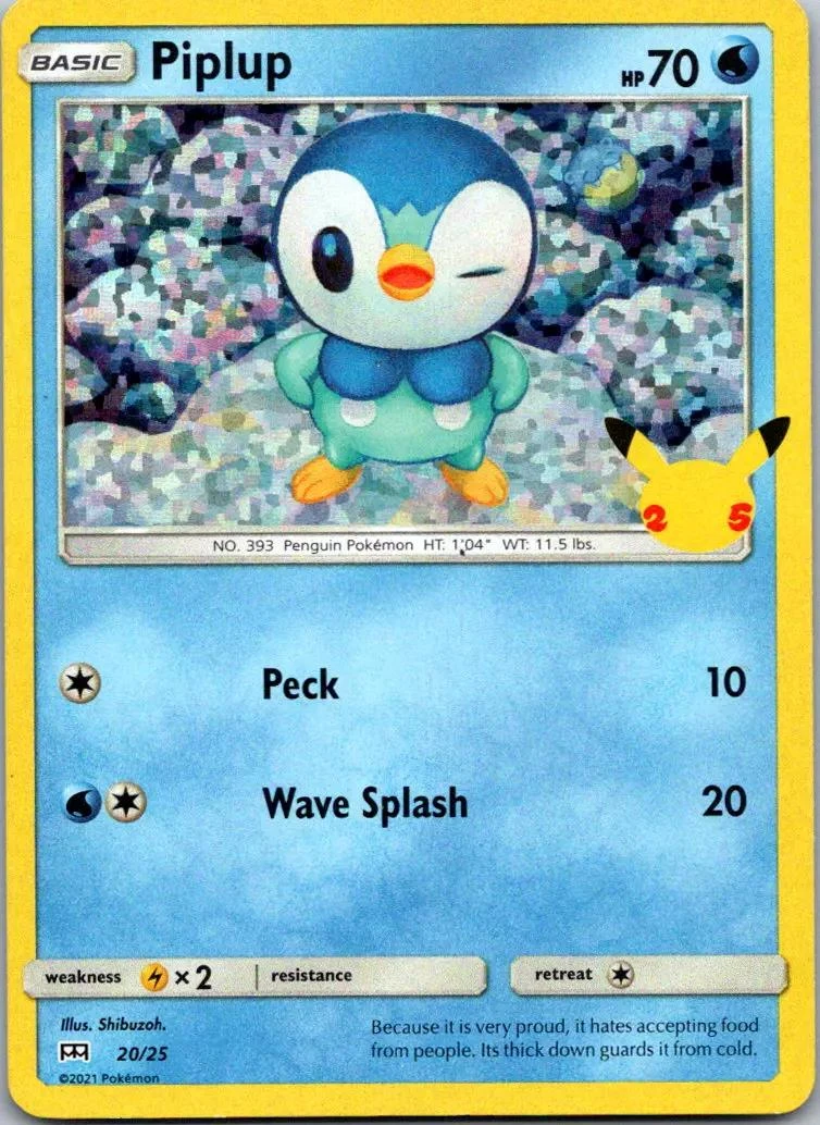 Piplup Holo #20