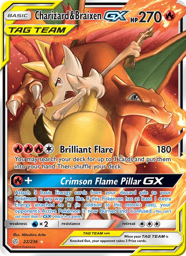 Charizard & Braixen Gx #22
