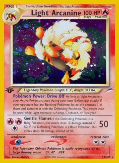 Light Arcanine 1st Edition