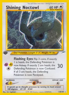 Shining Noctowl 1st Edition