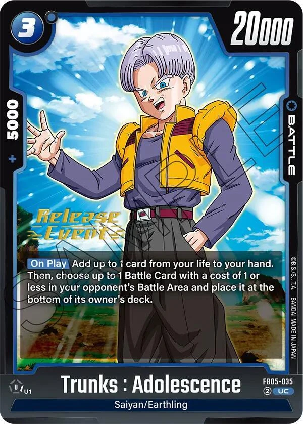 Trunks : Adolescence [Release Event] #FB05-035