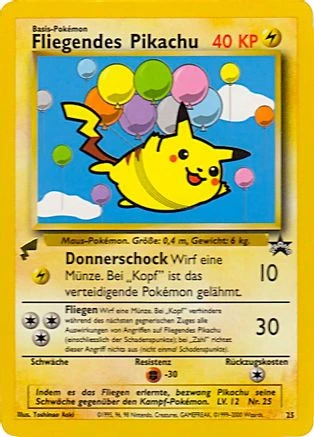 Pikachu World Collection - German #25
