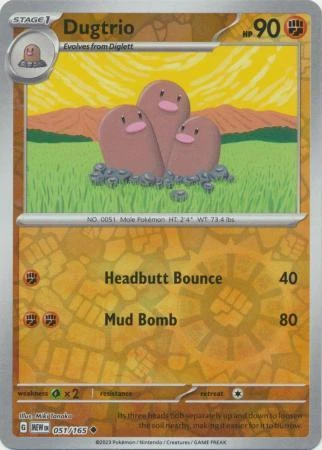 Dugtrio Reverse #51
