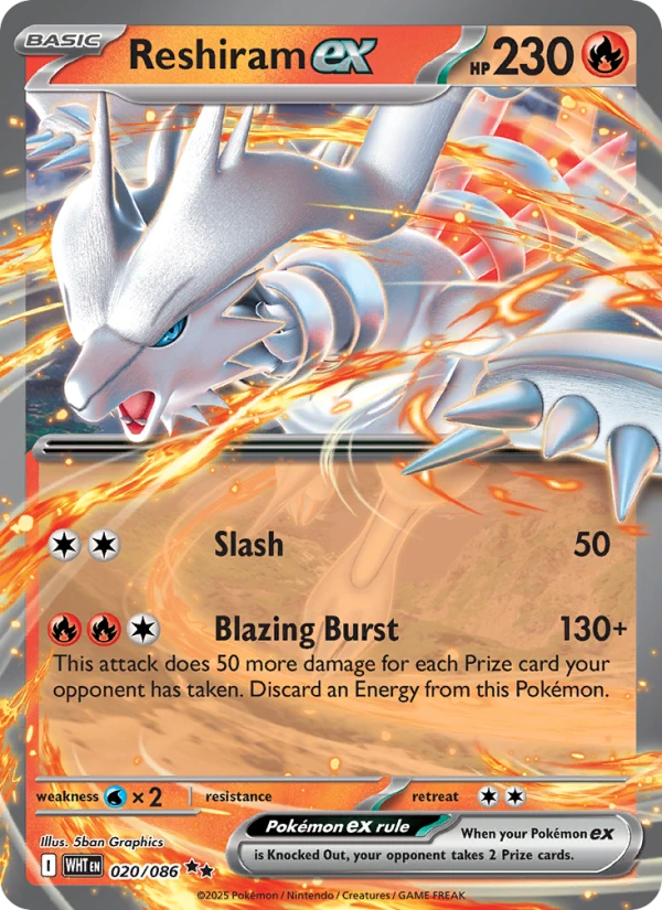 Reshiram Ex #20