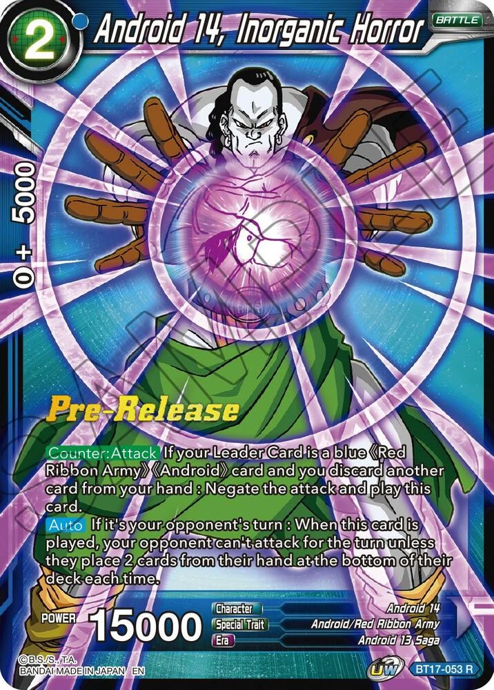 Android 14, Inorganic Horror [Pre-Release] #BT17-053