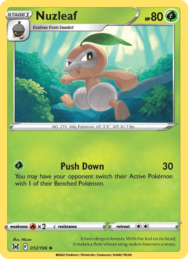 Nuzleaf Reverse Holo #12