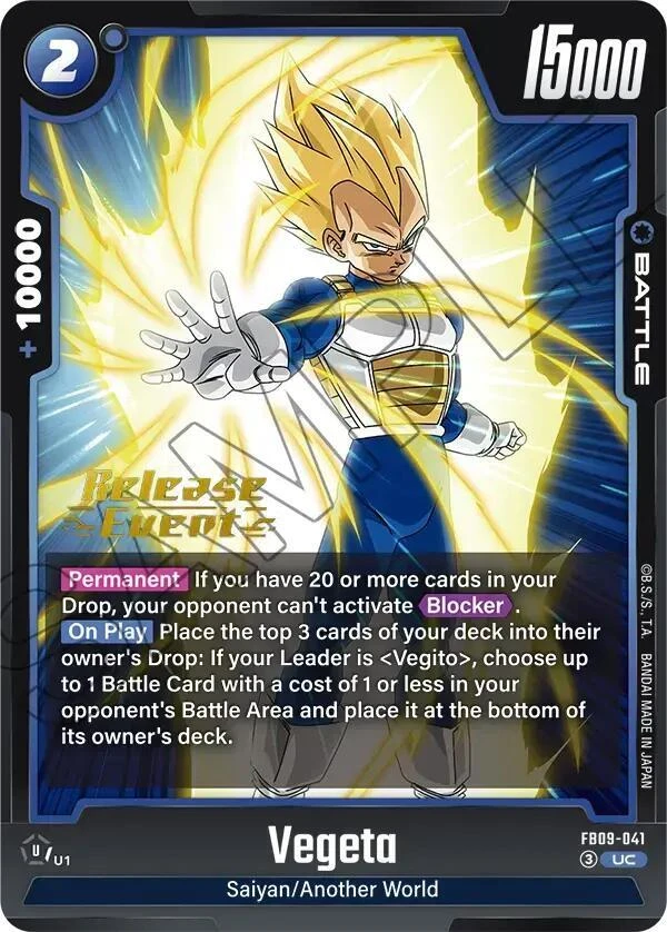 Vegeta [Release Event] #FB09-041