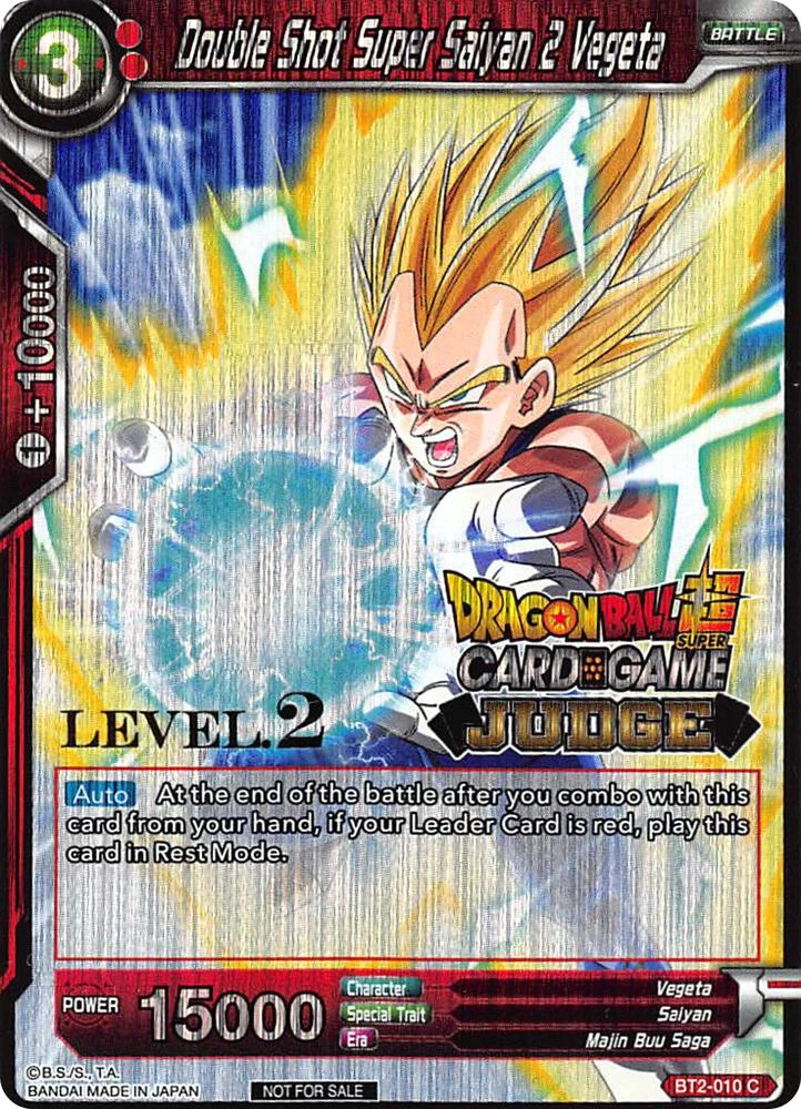 Double Shot Super Saiyan 2 Vegeta [Level 2] #BT2-010