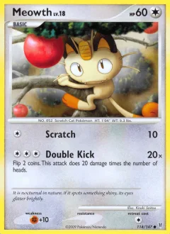 Meowth Reverse Holo